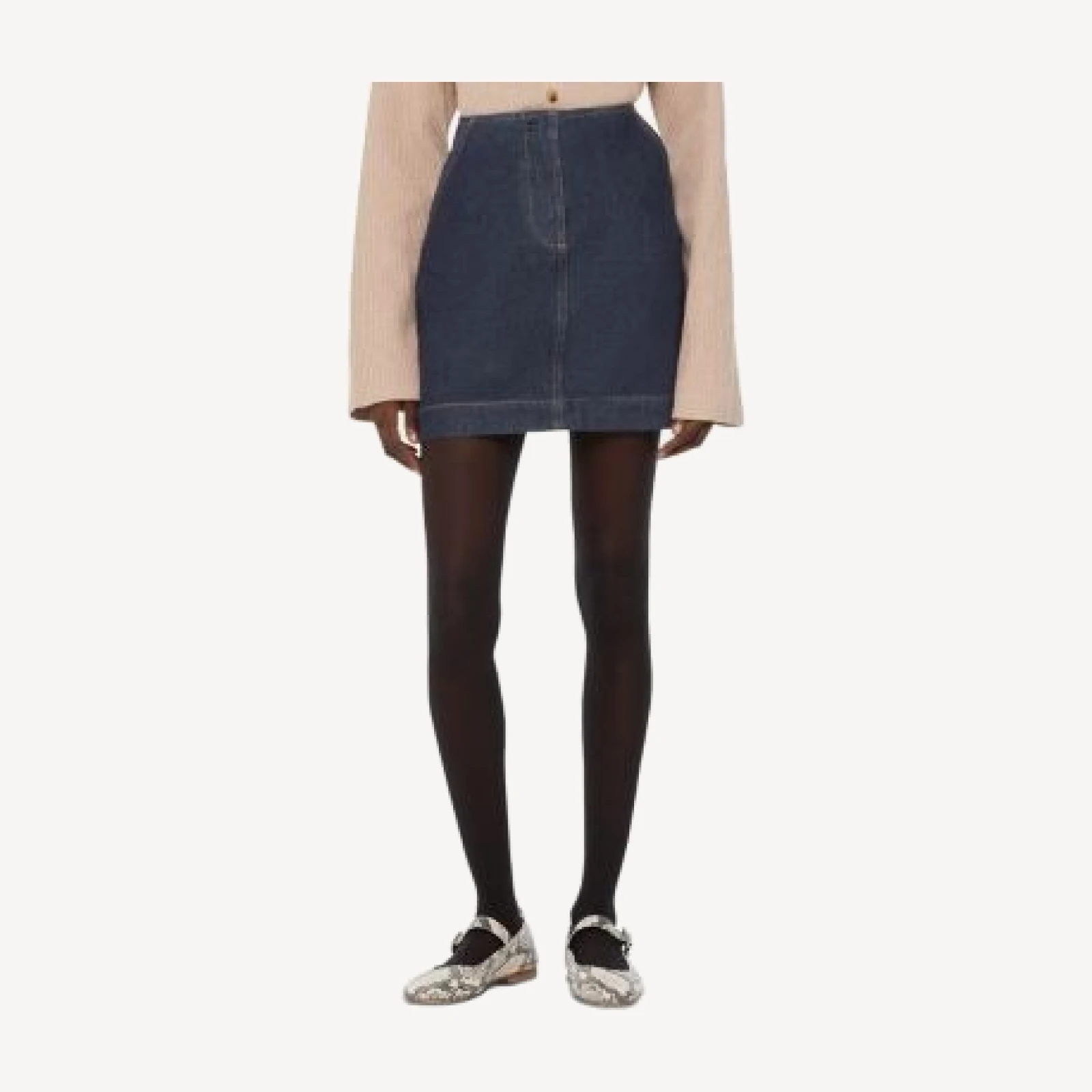 Whistles Denim Mini Skirt