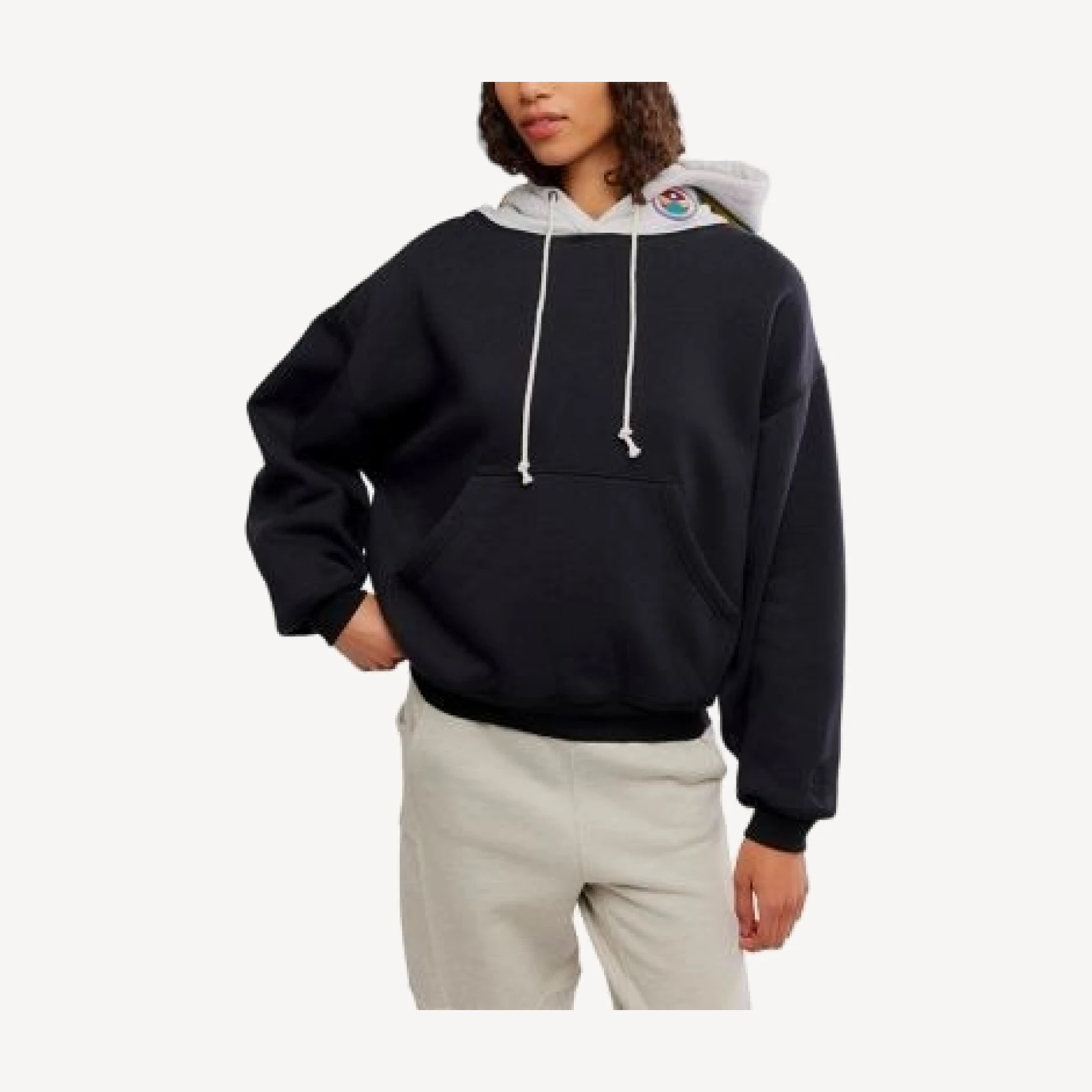 Free People Final Call Patch Hoodie