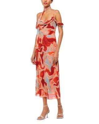 Whistles Marble Print Dress