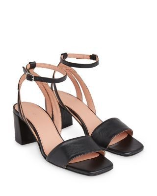 Whistles Women's Eden Ankle Strap Block Heel Sandals