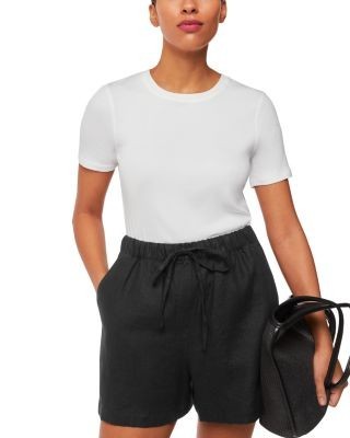 Whistles Linen Elasticized Shorts