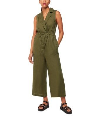 Whistles Bella Linen Wrap Jumpsuit