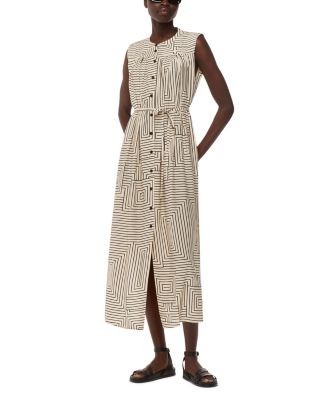 Whistles Angled Stripe Ilana Dress