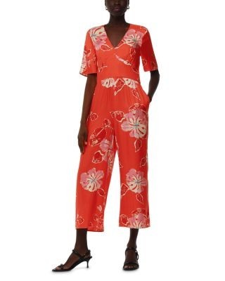 Whistles Hawaiian Print Aimee Jumpsuit
