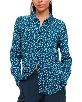 Whistles Pastel Leopard Print Shirt