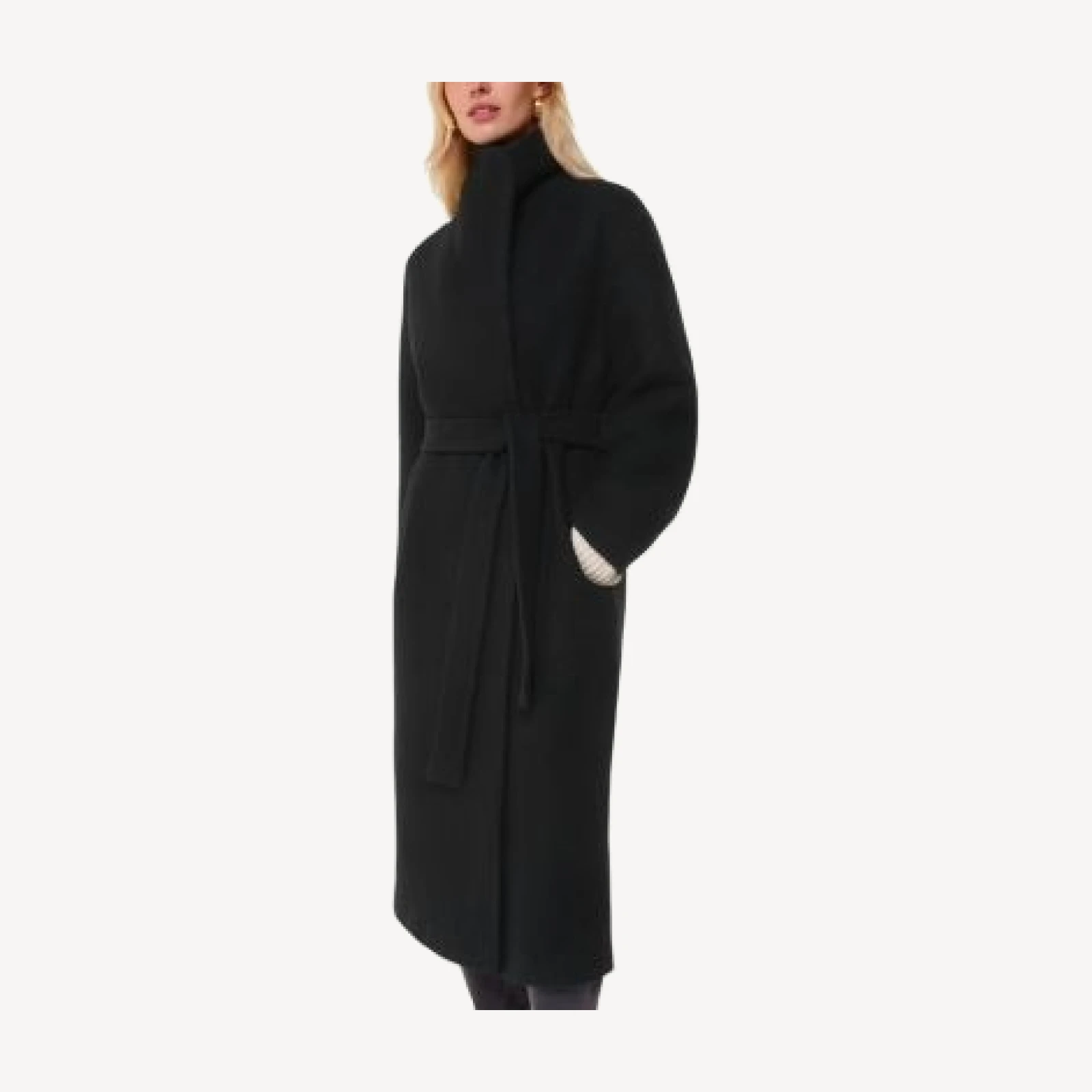 Whistles Morgan Funnel Neck Coat