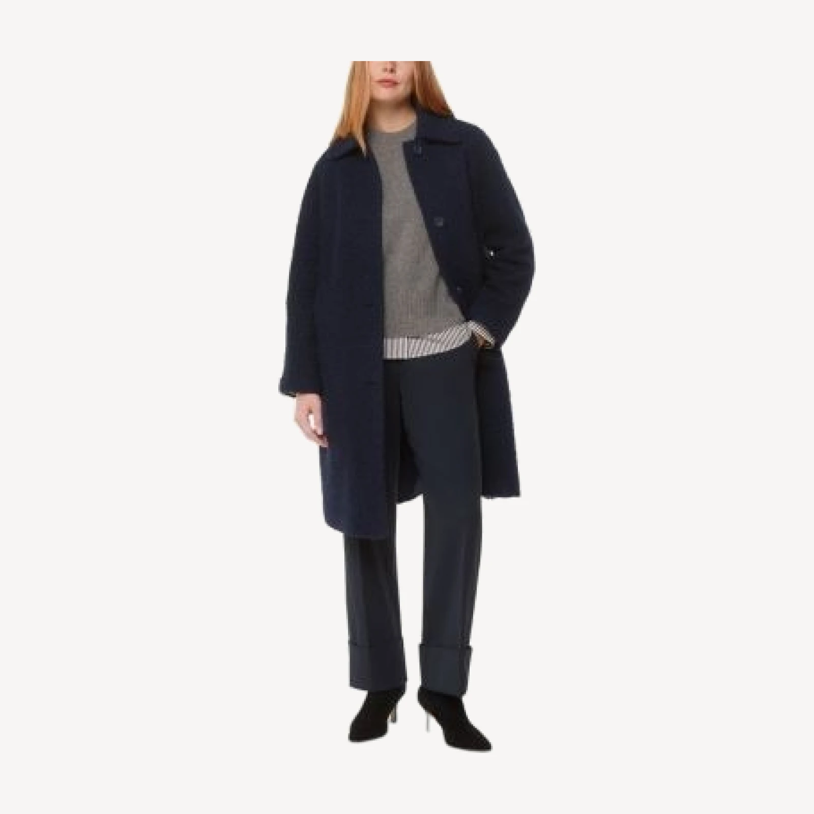 Whistles Romy Boucle Coat