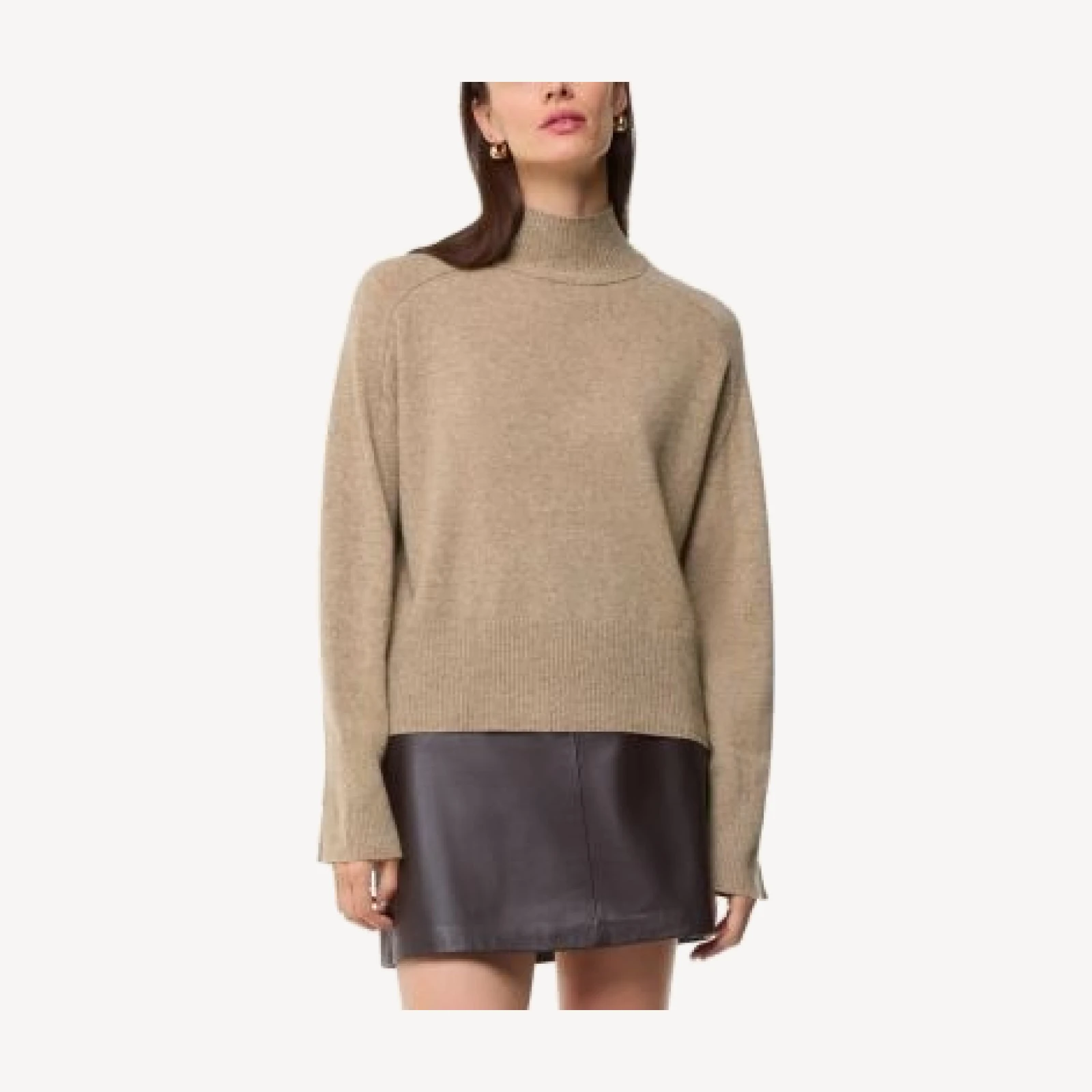 Whistles Cashmere Funnel Neck Sweater