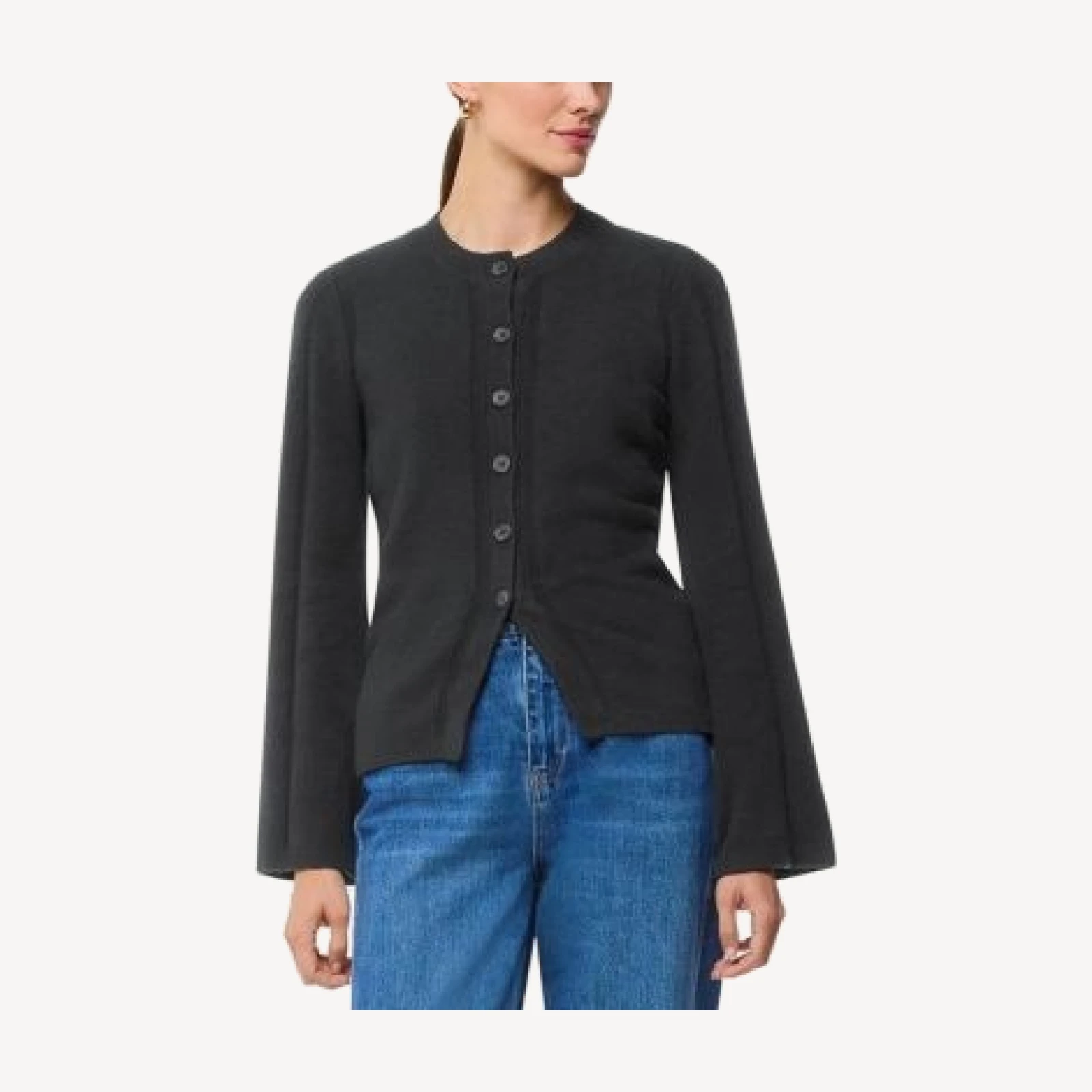 Whistles Wide Sleeve Cardigan Sweater