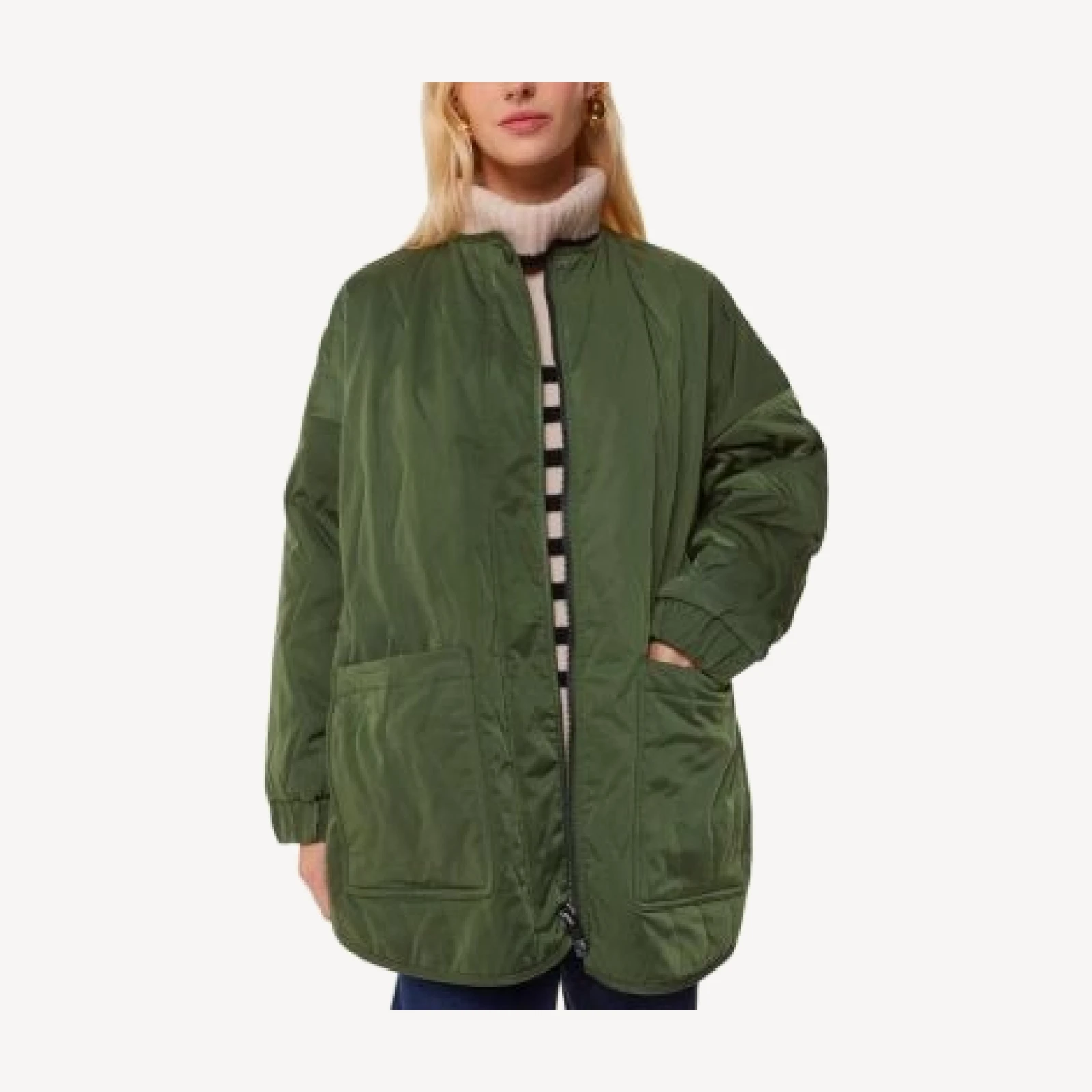 Whistles Esther Quilted Coat