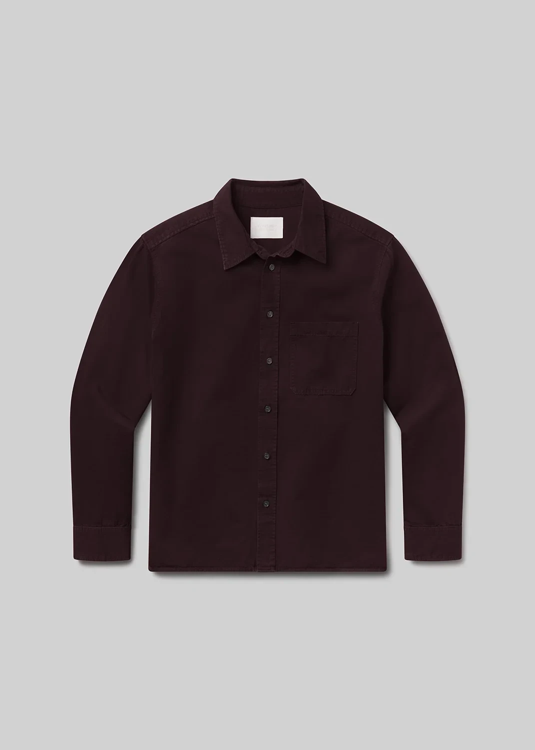 Long Sleeve Cairo Shirt in Burgundy