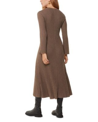 Whistles Willow Ribbed Knit Dress