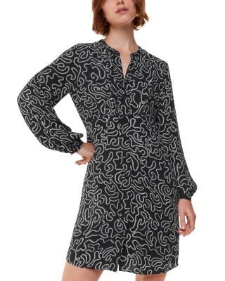 Whistles Chain Print Flippy Dress