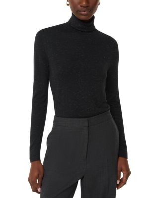 Whistles Annie Sparkle Roll Neck Top