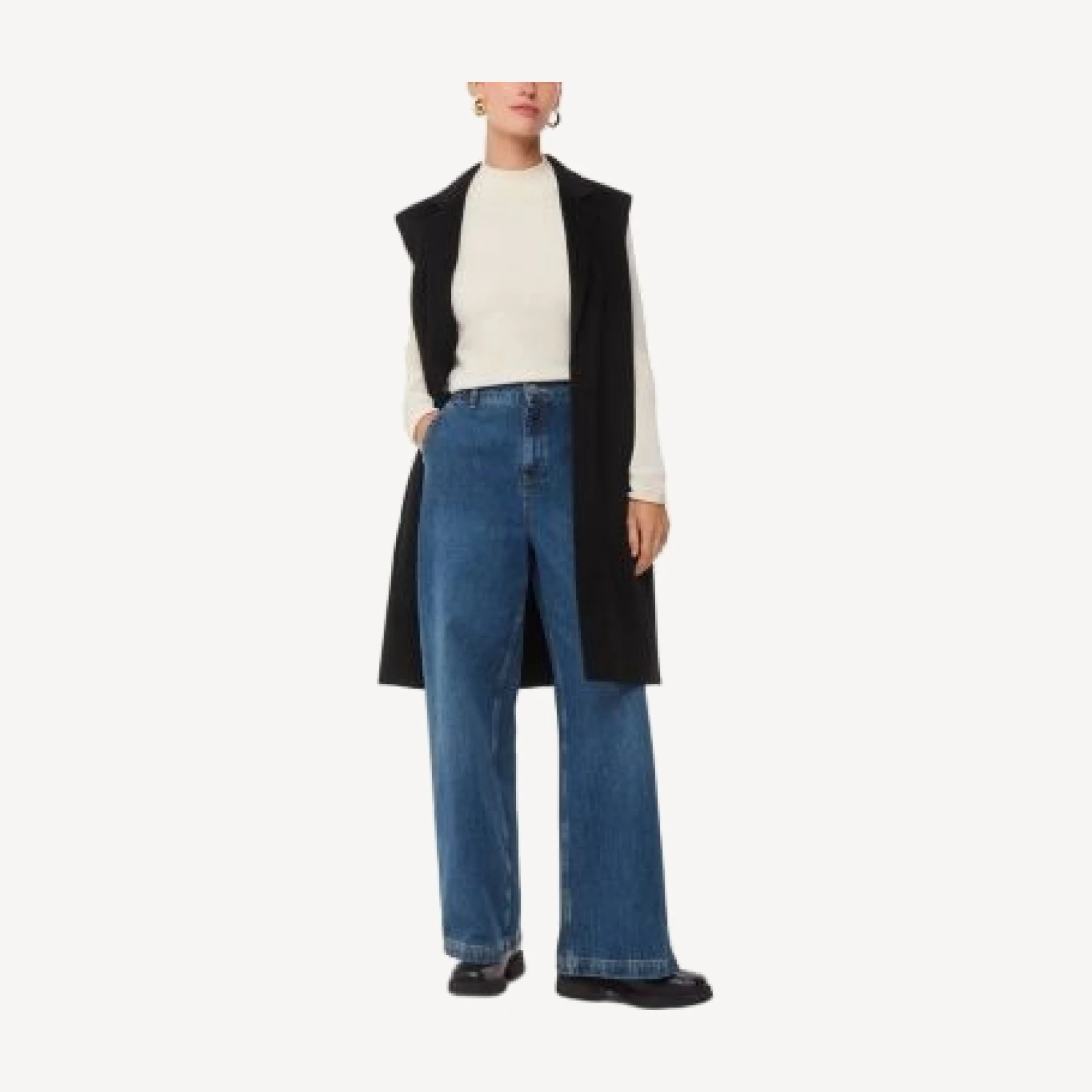 Whistles Mira Mock Neck Sweater