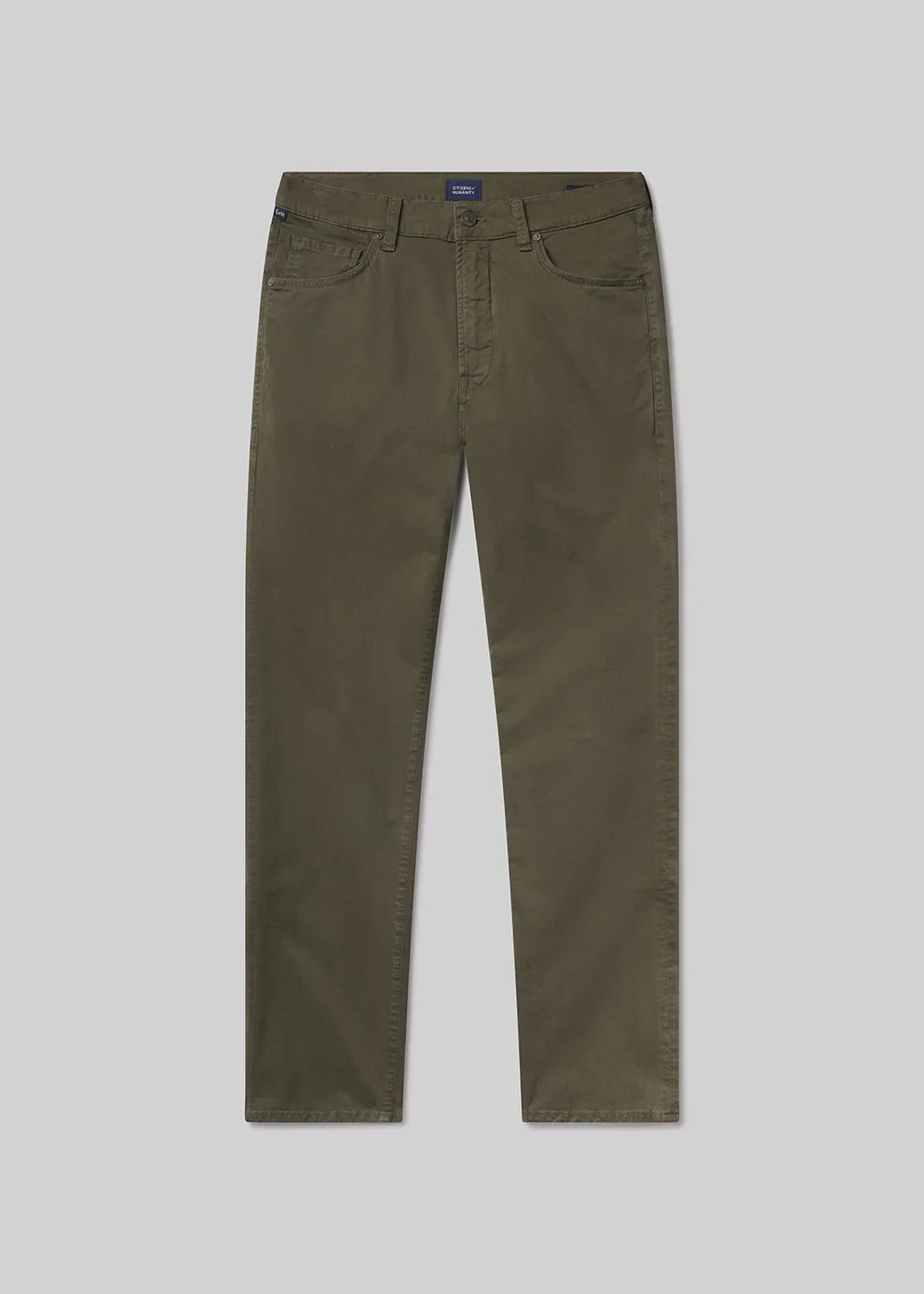 Gage Slim Straight Cashmere Touch Sateen in Dogwood