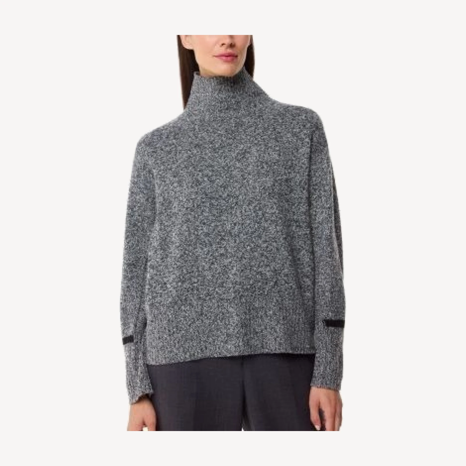 Whistles Wool Fleck Funnel Neck Sweater
