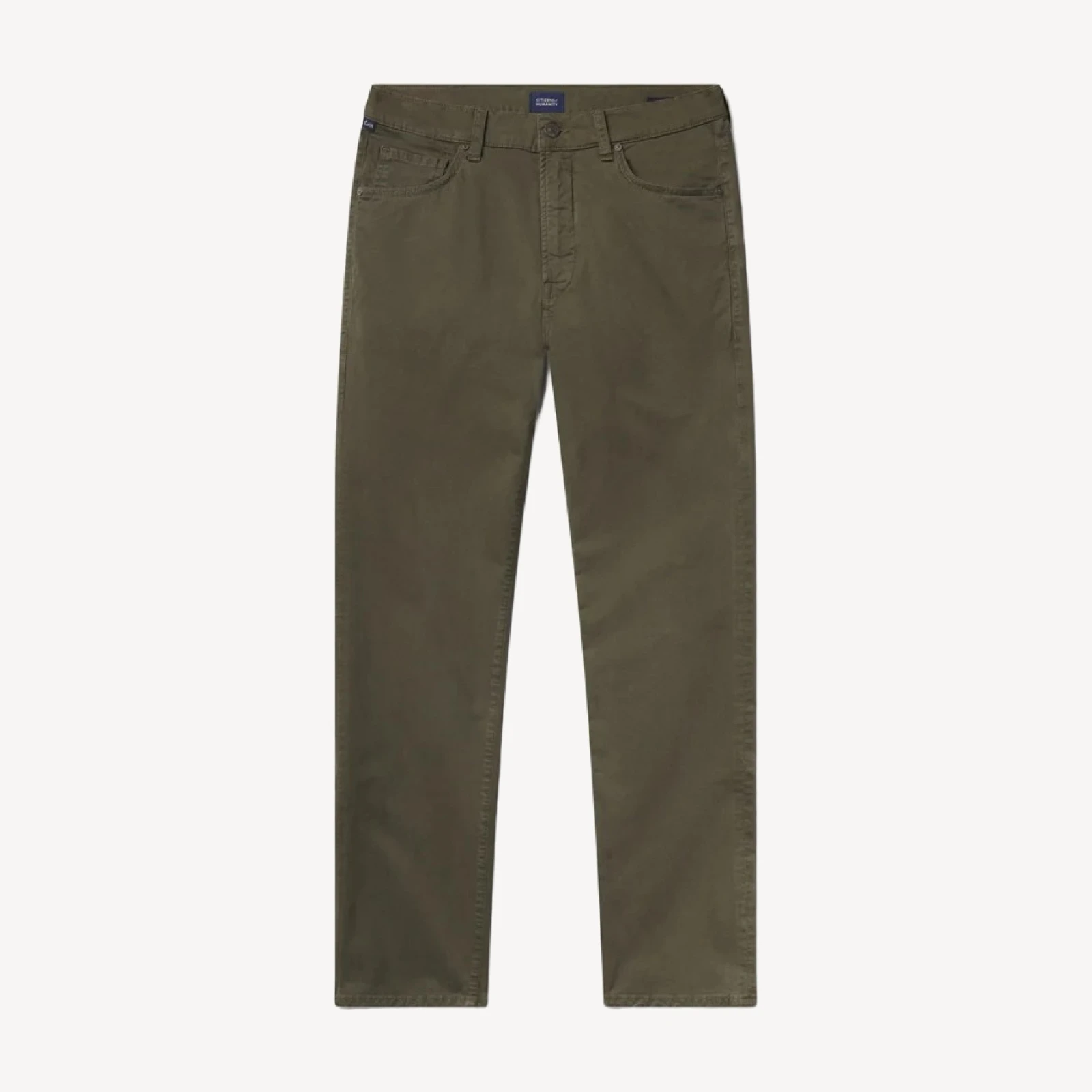 Gage Slim Straight Cashmere Touch Sateen in Dogwood