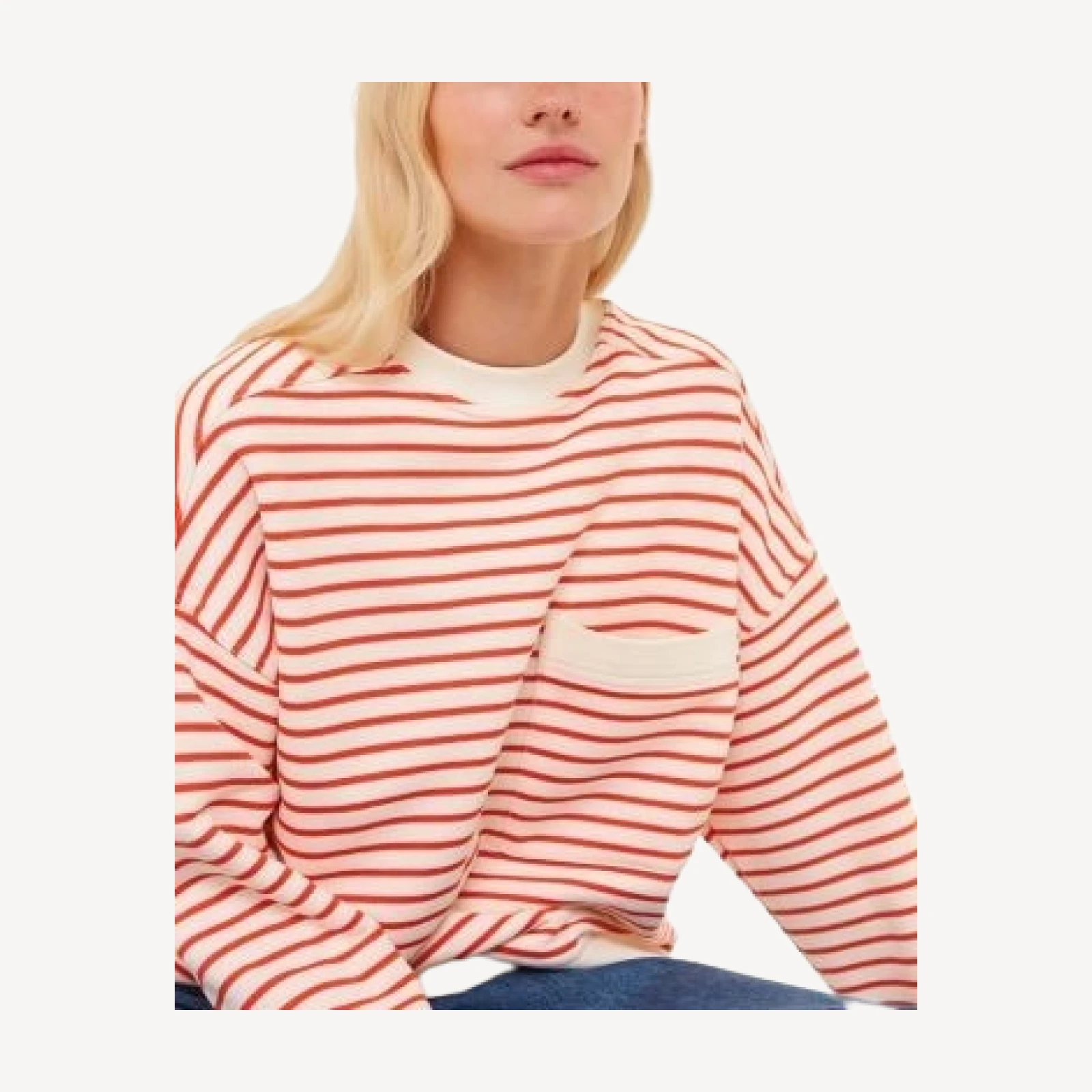 Whistles Striped Sweater