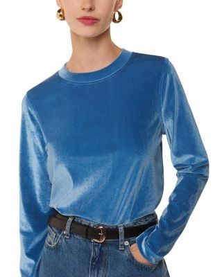 Whistles Olivia Velvet Top