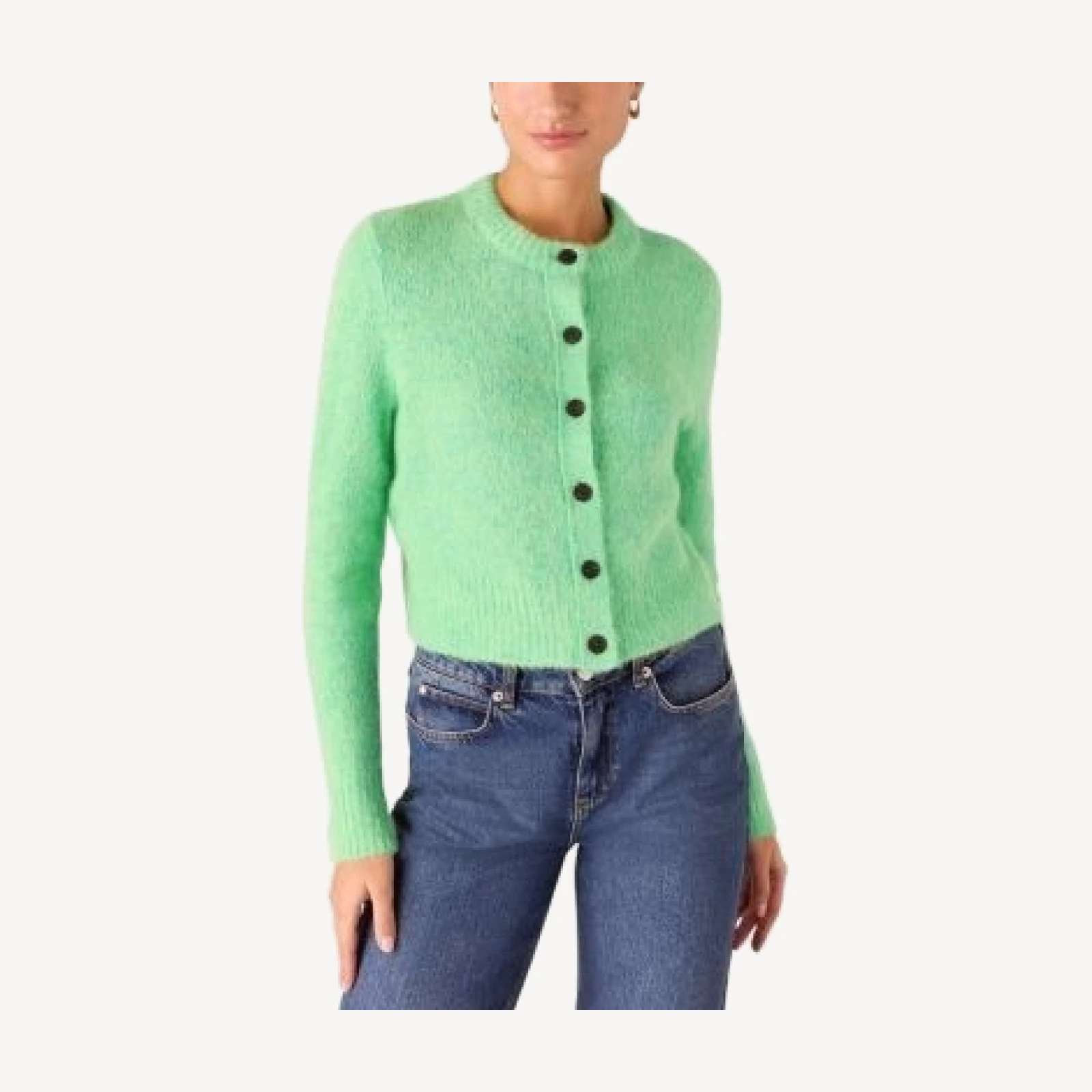 Whistles Cropped Cardigan Sweater