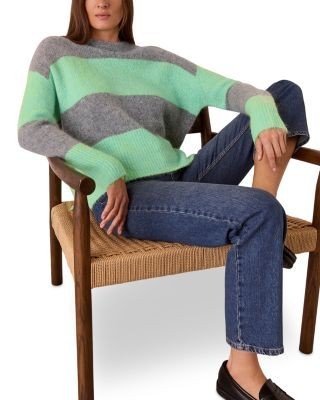 Whistles Striped Pullover Sweater