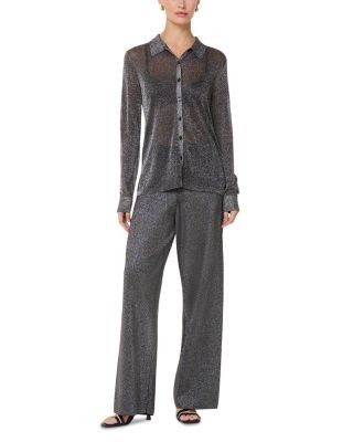 Whistles Sparkle Knitted Trousers