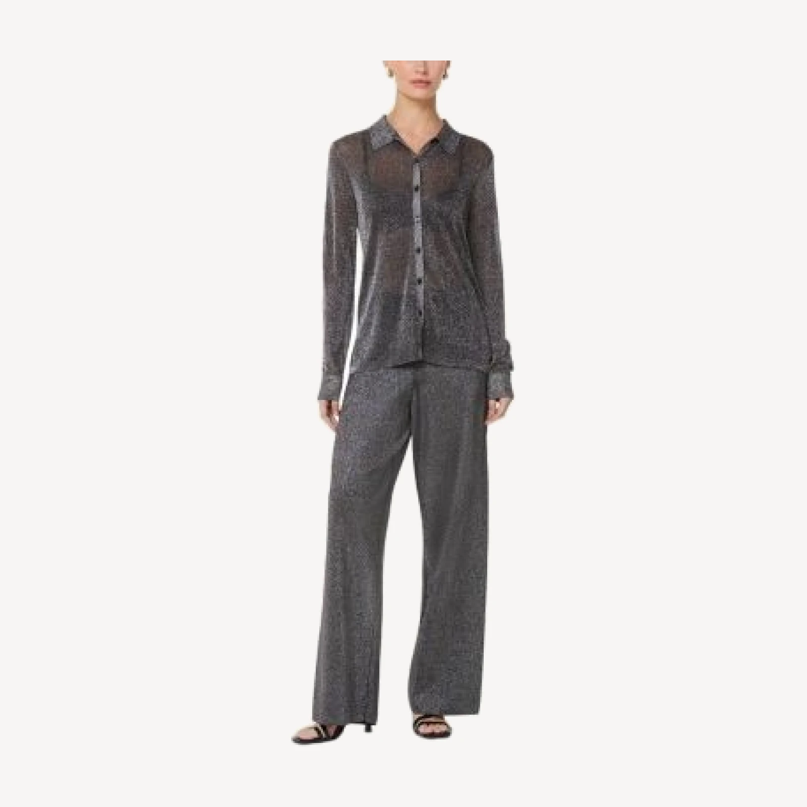 Whistles Sparkle Knitted Trousers