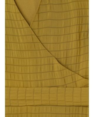 Whistles Alex Textured Wrap Midi Dress