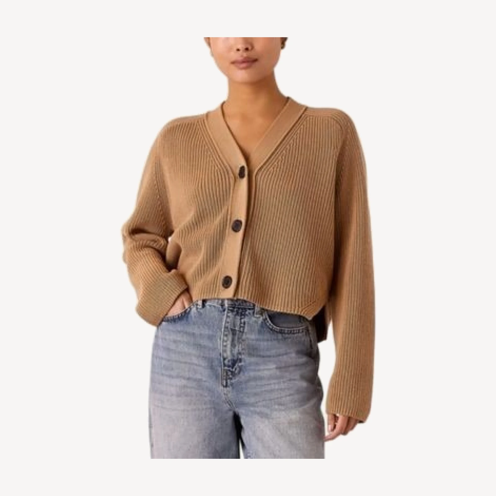 Whistles Petite Nala Cotton Cardigan
