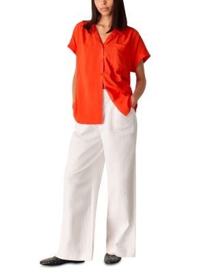 Whistles Nicola Button Front Shirt