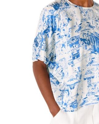 Whistles Rome Print Blouse