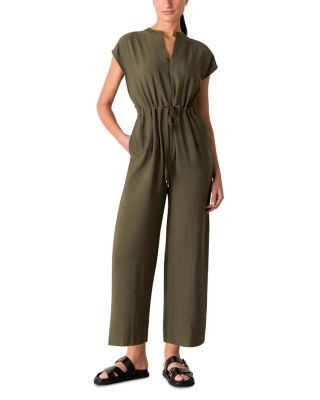 Whistles Sleeveless Drawstring Jumpsuit