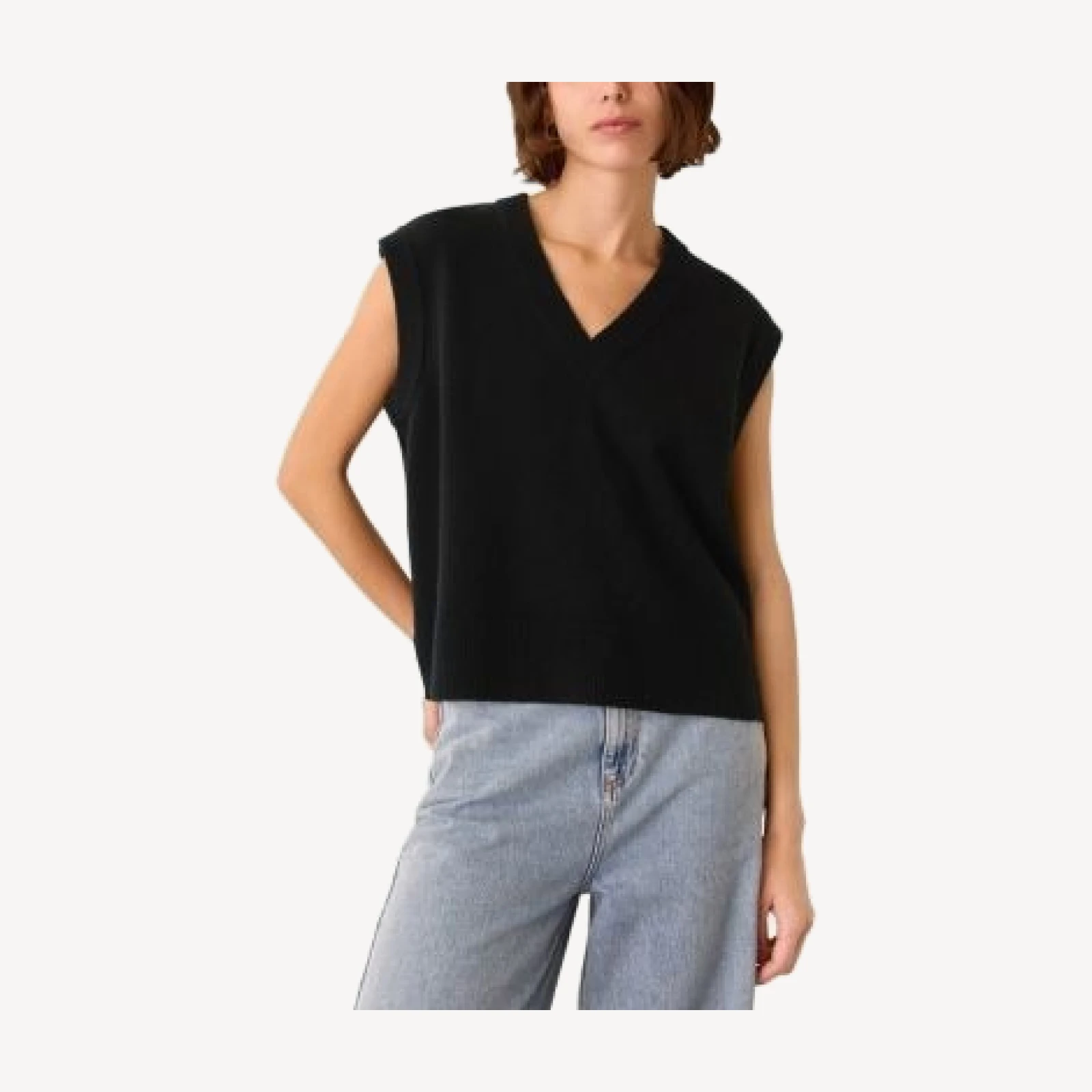 Whistles Wool Sleeveless Sweater