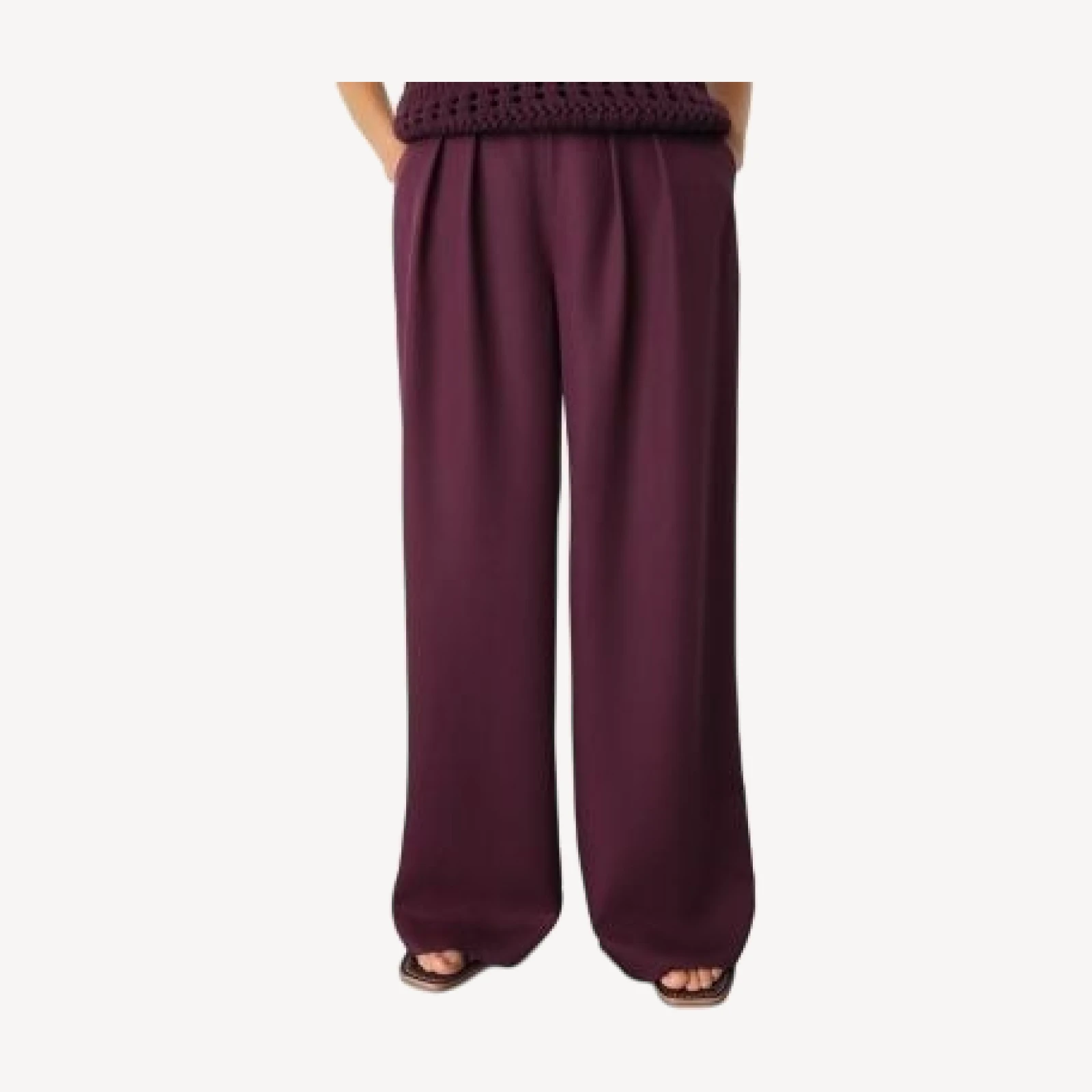 Whistles Pleat Front Relaxed Trousers