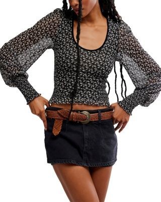 Free People Dottie Knit Top
