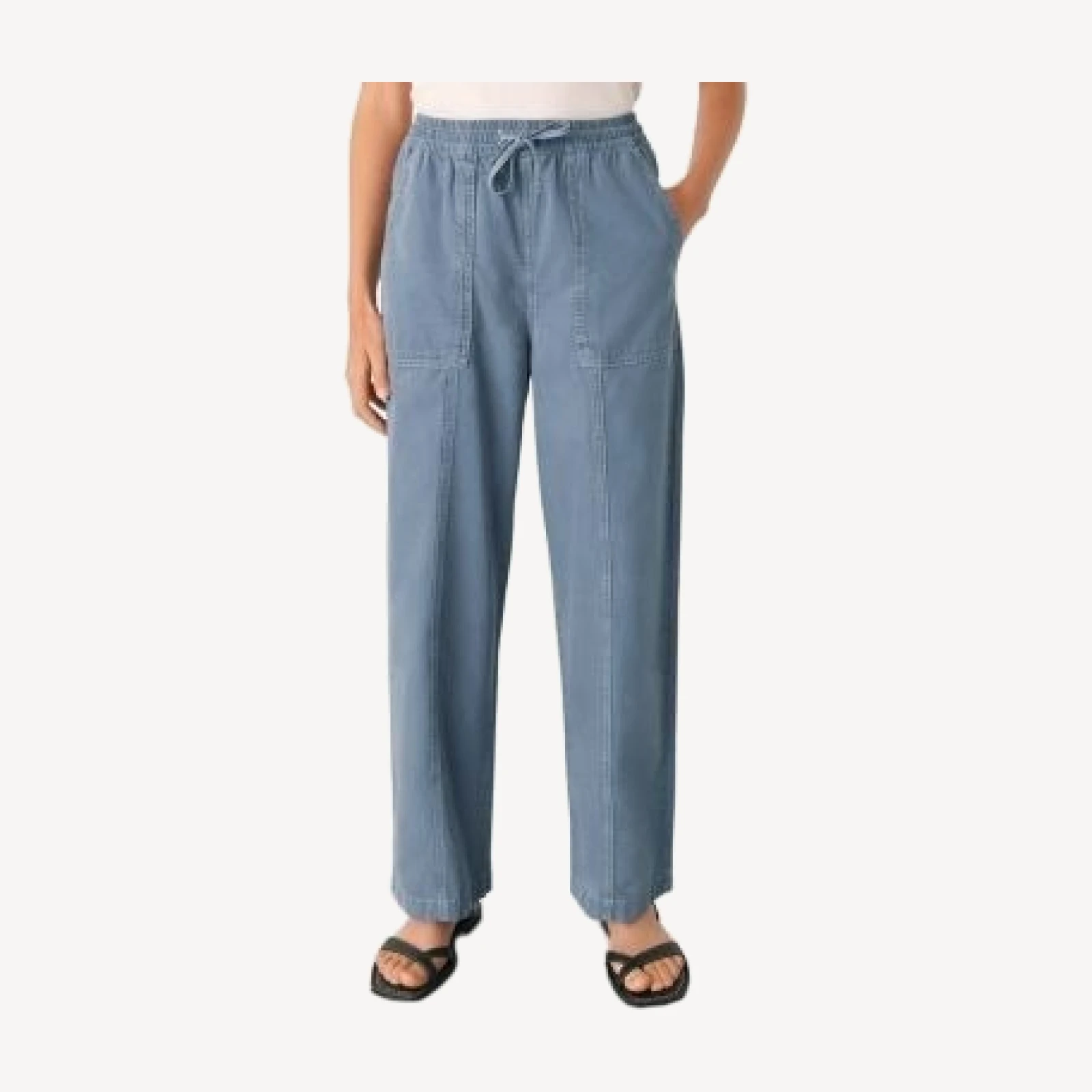 Whistles Contrast Stitch Pants