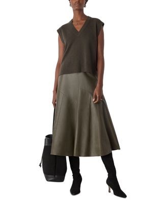 Whistles Wool V Neck Tank