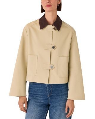Whistles Cord Collar Worker Jacket