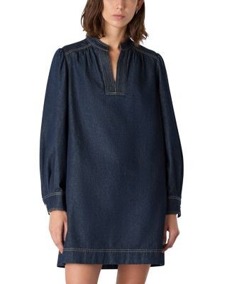 Whistles Denim Shift Mini Dress