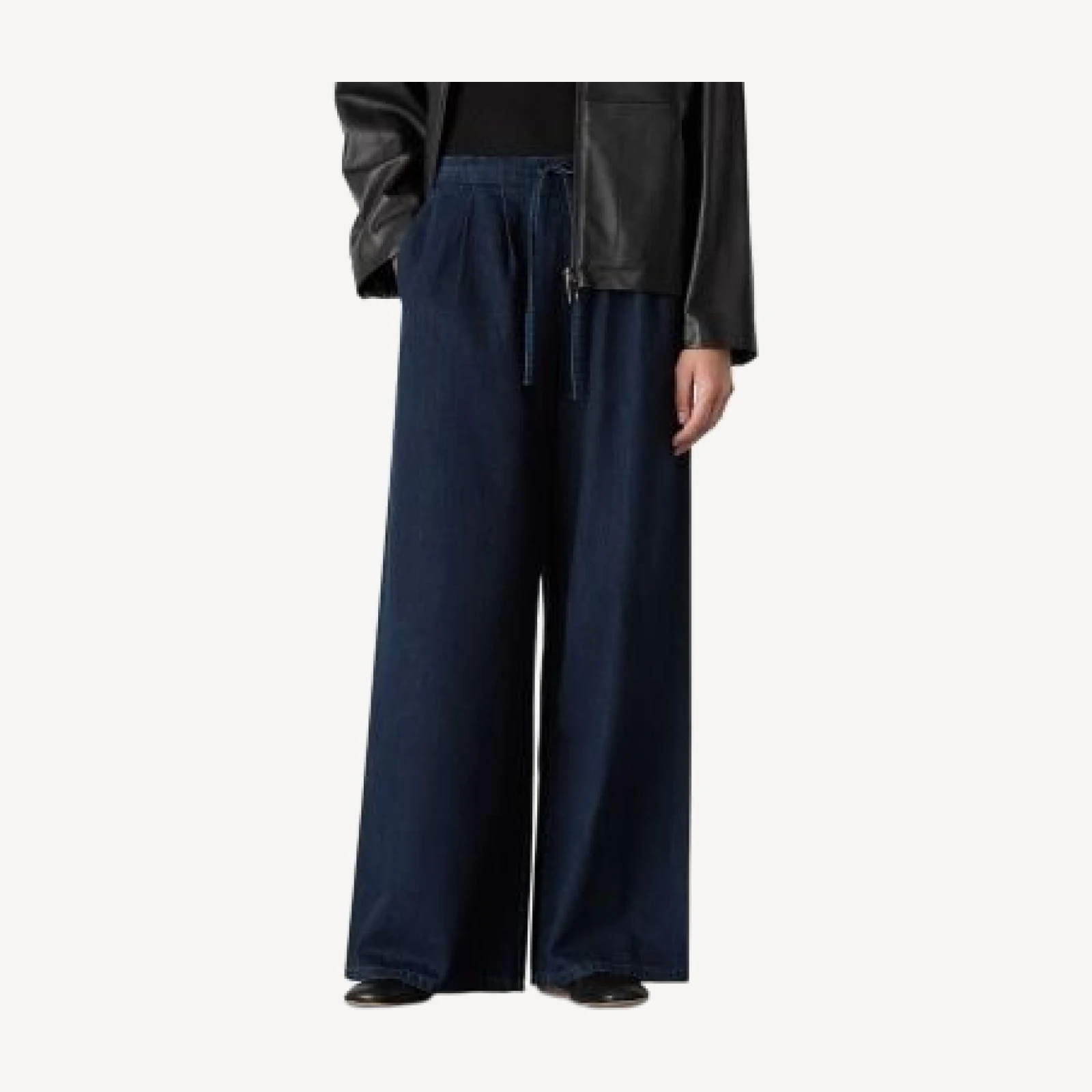 Whistles Pleated Wide Leg Pants