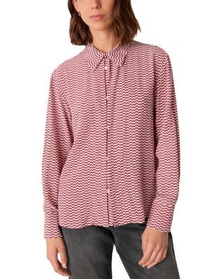 Whistles Geometric Print Shirt