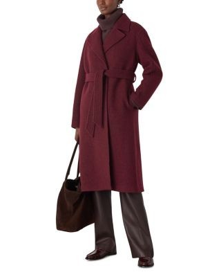 Whistles Long Belted Wool Coat