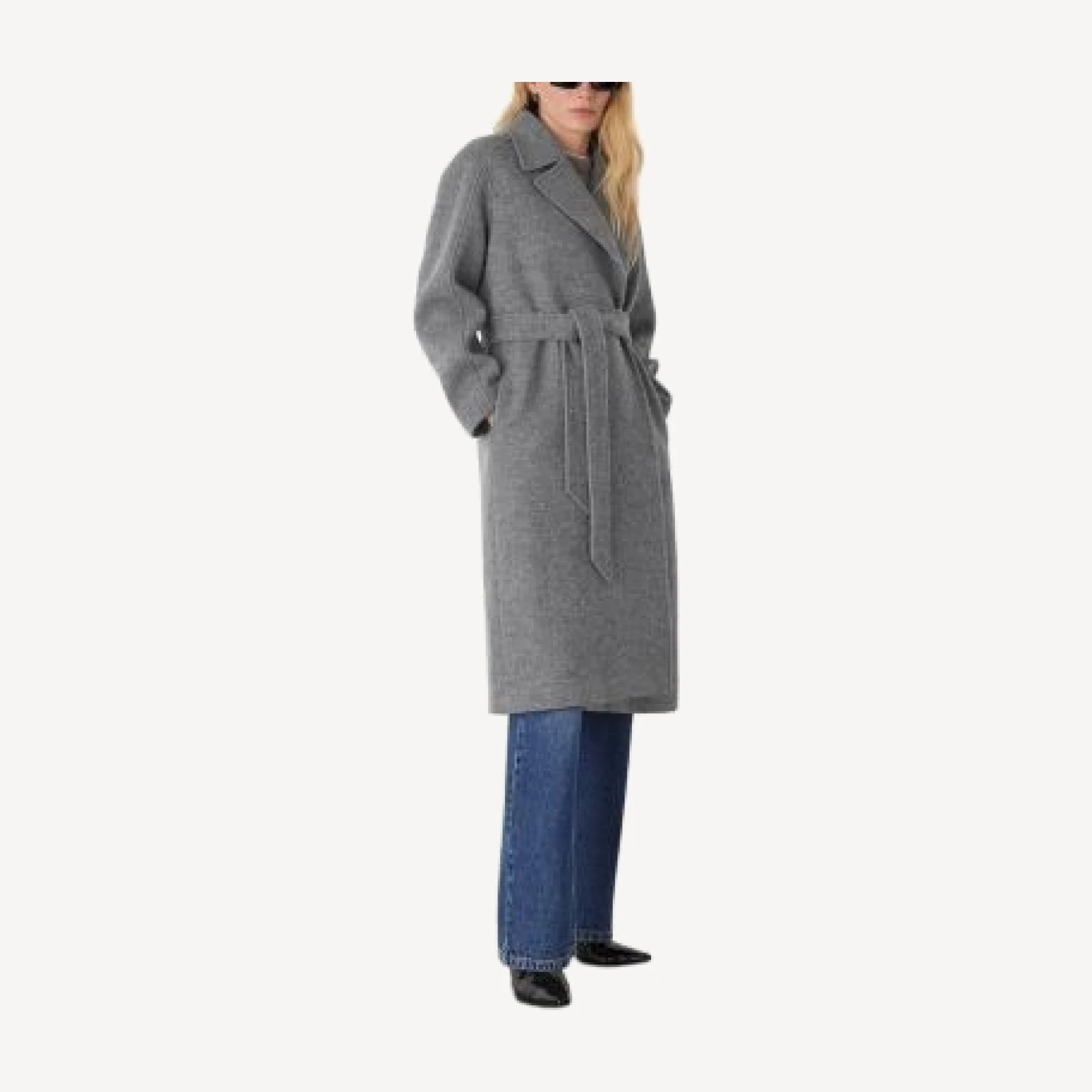 Whistles Long Belted Wool Coat