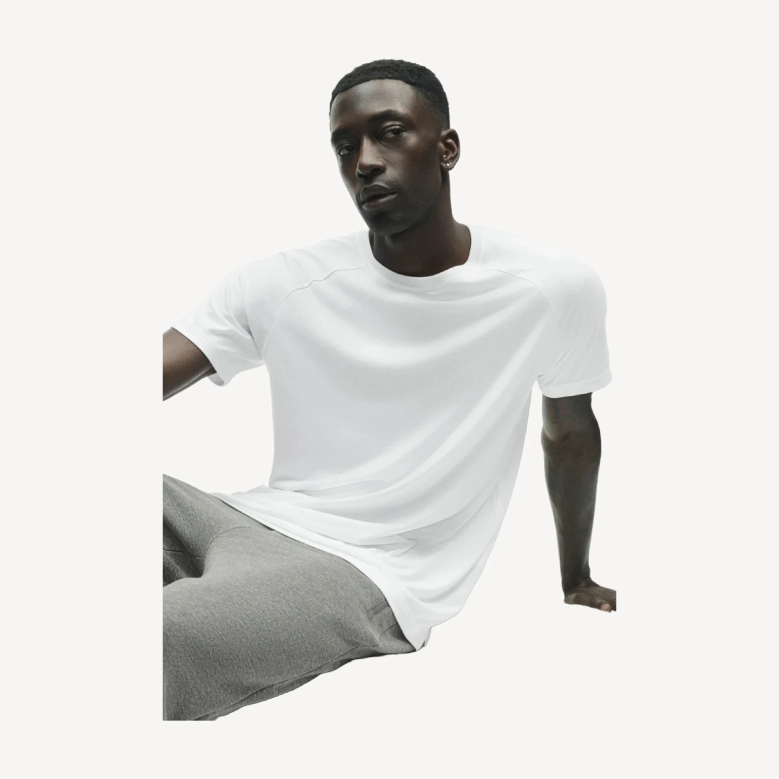 Triumph Raglan Tee - White