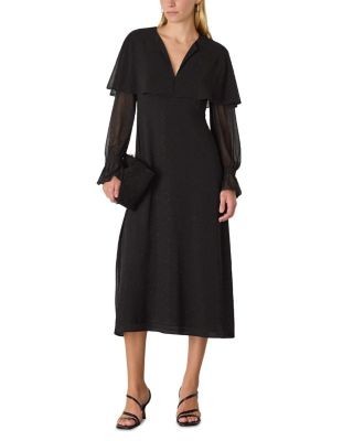 Whistles Cape Midi Dress