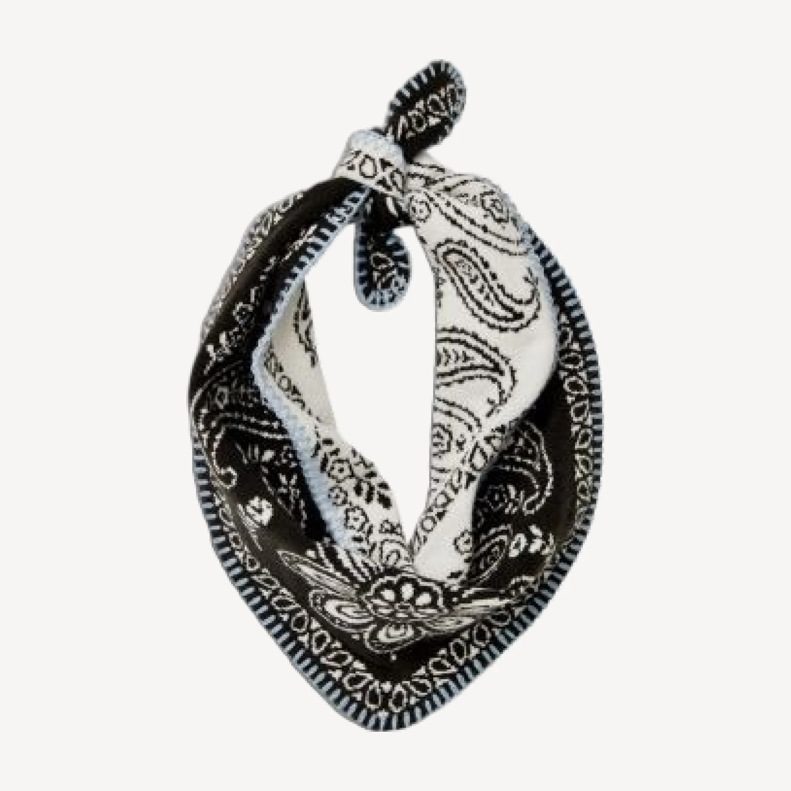 Free People Carmen Paisley Knitted Triangle Scarf