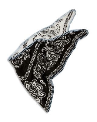 Free People Carmen Paisley Knitted Triangle Scarf