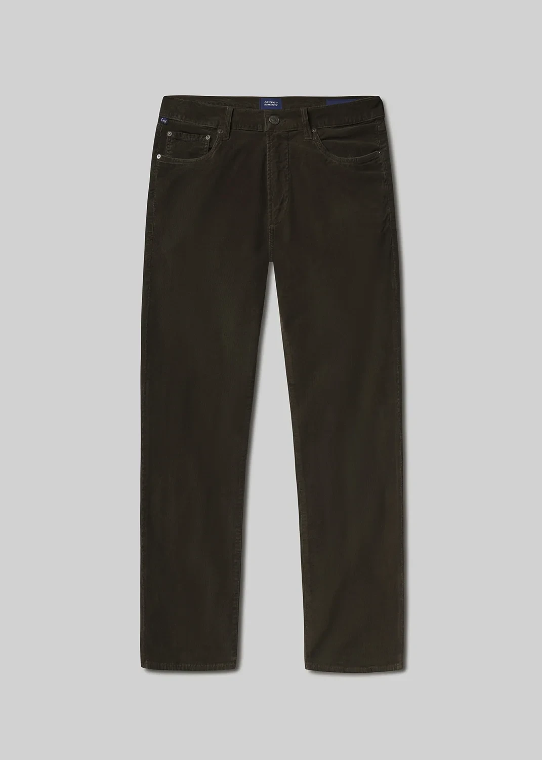 Gage Slim Straight Corduroy in Olive