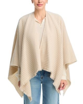 rag & bone Joni Waffle Wool Poncho